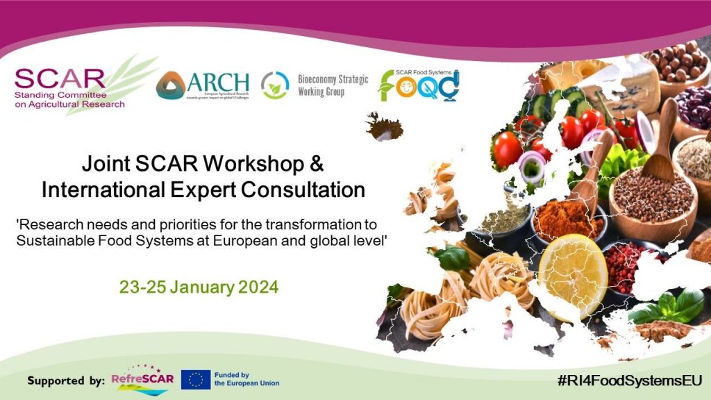 SCAR consultation workshop on Sustainable Food Systems: highlights from EU FOOD SAFETY PLATFORM